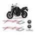 Kit Adesivo Emblema Yamaha Fazer Fz6 + Logo Resinado Fz6n601 Cor Adesivo Emblema Gráfico Fazer Fz6