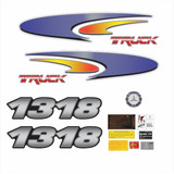 Kit Adesivo Faixa Compatível Mercedes Benz 1318 Truck Krt48
