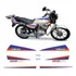 Kit Adesivo Faixa Compatível Rd125 1986 1987 Branca E Prata