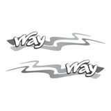 Kit Adesivo Faixa Fiat Uno Way 2013 3706