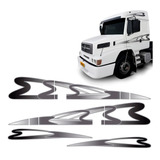 Kit Adesivo Faixa Lateral Caminhão Mercedes Benz Mb 1938 G