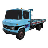 Kit Adesivo Faixa Lateral Caminhão Mercedes Benz Mb 608