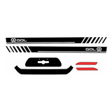 Kit Adesivo Faixa Lateral E Lanterna Volkswagen Gol G6