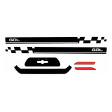 Kit Adesivo Faixa Lateral E Lanterna Volkswagen Gol