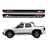 Kit Adesivo Faixa Lateral Para Renault Duster Oroch 13893 Cor Kit Adesivo Faixa Lateral Para Duster Oroch
