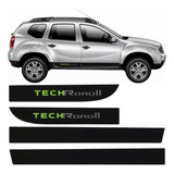 Kit Adesivo Faixa Lateral Renault Duster Tech Road Ii 14 15