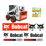 Kit Adesivo Faixa Mini Carregadeira Bobcat S530 Etiquetas Cor Adesivo Para Mini Carregadeira Bobcat S530