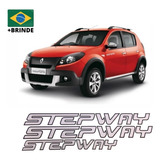 Kit Adesivo Faixa Renault Sandero Stepway 2014 Sdro62 Ck