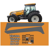 Kit Adesivo Faixas Compatível Trator Valtra Bh165 Etiquetas Cor Trator Valtra Bh165