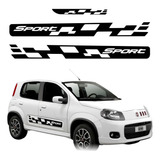 Kit Adesivo Faixas Novo Uno Sporting Vivace Attractive Drive