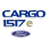 Kit Adesivo Ford Cargo 1517 E Emblema Cummins Caminhão Kit33
