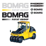 Kit Adesivo Gráfico Rolo Compactador Bomag Bw 25 Rh 25rh Mk