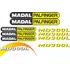 Kit Adesivo Guincho Compatível Madal Palfinger Md300l 