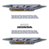 Kit Adesivo Jogo Faixas Moto Honda Biz 125 2006 Es Prata