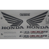 Kit Adesivo Jogo Faixas Moto Honda Cb 300r 2010 Prata