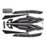 Kit Adesivo Jogo Faixas Moto Honda