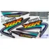 Kit Adesivo Jogo Faixas Yamaha Ybr 125 2002 Preta