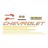 Kit Adesivo Lateral Emblemas Silverado 99 Completo