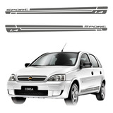 Kit Adesivo Lateral Faixas Corsa Classic Hatch Sedan