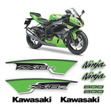 Kit Adesivo Lateral Kawasaki