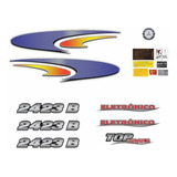 Kit Adesivo Mercedes Benz 2423k 2423 K Top Brake Eletrônico
