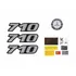 Kit Adesivo Mercedes Benz 710 Emblema Completo Caminhão 08