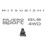 Kit Adesivo Mitsubishi Resinado