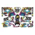 Kit Adesivo Moto Cross Trilha Compatível Rm 125 250 014 Cor Suzuki Rm 125 250 2008