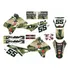 Kit Adesivo Moto Cross Trilha Compatível Suzuki Drz 400 Cor Drz 400 Militar