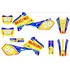 Kit Adesivo Moto Cross Trilha Suzuki Drz 400 Amarelo Lm047