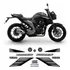 Kit Adesivo Moto Yamaha Fazer 250 Fz 2022 Preto F485