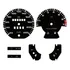 Kit Adesivo Painel De Instrumentos Gol Gts 1988/1993 Preto