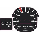 Kit Adesivo Painel Fusca Itamar Velocímetro Combustível