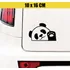 Kit Adesivo Para Carro 3 Uni - Panda Alegre