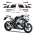 Kit Adesivo Para Kawasaki Ninja 300 Edição Especial 16318 Cor Cinza/vermelho/preto