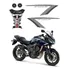 Kit Adesivo Para Yamaha Fazer Fz6 600cc 2008 2009 2010 Cor Preto
