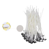 Kit Adesivo Pavio Para Vela 18cm 100 Unidades