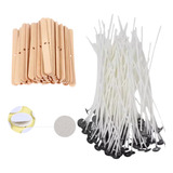 Kit Adesivo Pavio Para Vela 18cm Centralizador 50 Un
