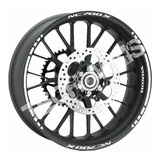 Kit Adesivo Refletivo Roda Friso Moto Honda Nc700x Nc 700 X