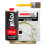 Kit Adesivo Resina P Laminação Manta Fibra De Vidro Royal