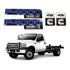Kit Adesivo Resinado Para F4000 Euromec + Eblema Motor 20470 Cor Preto E Azul