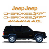 Kit Adesivo Resinado Para Jeep Cherokee