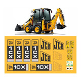 Kit Adesivo Retroescavadeira Jcb 1cx Completo