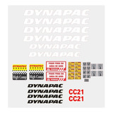 Kit Adesivo Rolo Compactador Dynapac Cc21 Cc 21 Ca 03768 Mq