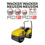 Kit Adesivo Rolo Compactador Para Wacker Neuson Rd12 17026