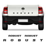 Kit Adesivo Saveiro Robust Tampa Traseira Lateral Grafite
