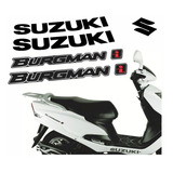 Kit Adesivo Suzuki Burgman 2011 Branca