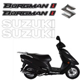 Kit Adesivo Suzuki Burgman 2011 Preta