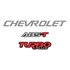 Kit Adesivo Tampa Traseira D20 Silverado Abs-t Turbo Emblema