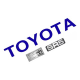 Kit Adesivo Toyota Hilux Tampa Traseira Sr5 Azul Kit06 Fgc